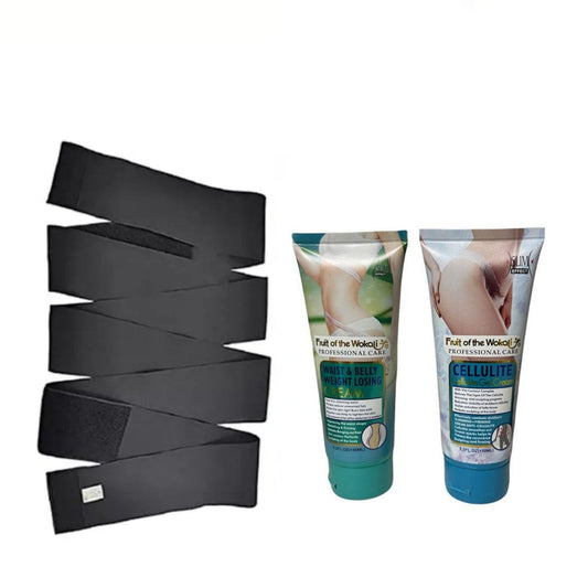 Waist Trainer Corset Wrap Belt with Fat Burning & Weight Lost Cream